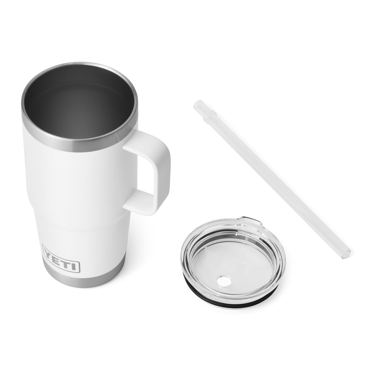 Yeti Rambler 25oz Straw Mug - White