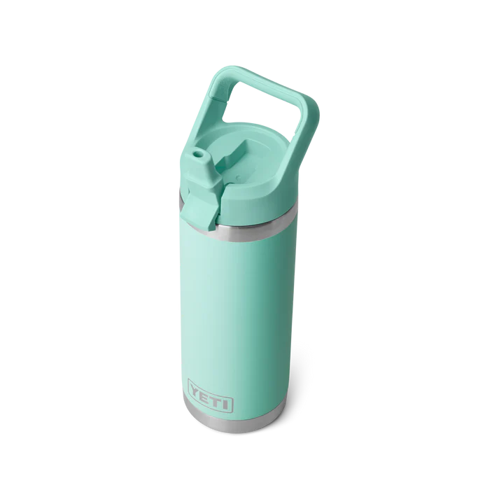 Yeti Rambler 18oz Colour Straw Bottle - Seafoam