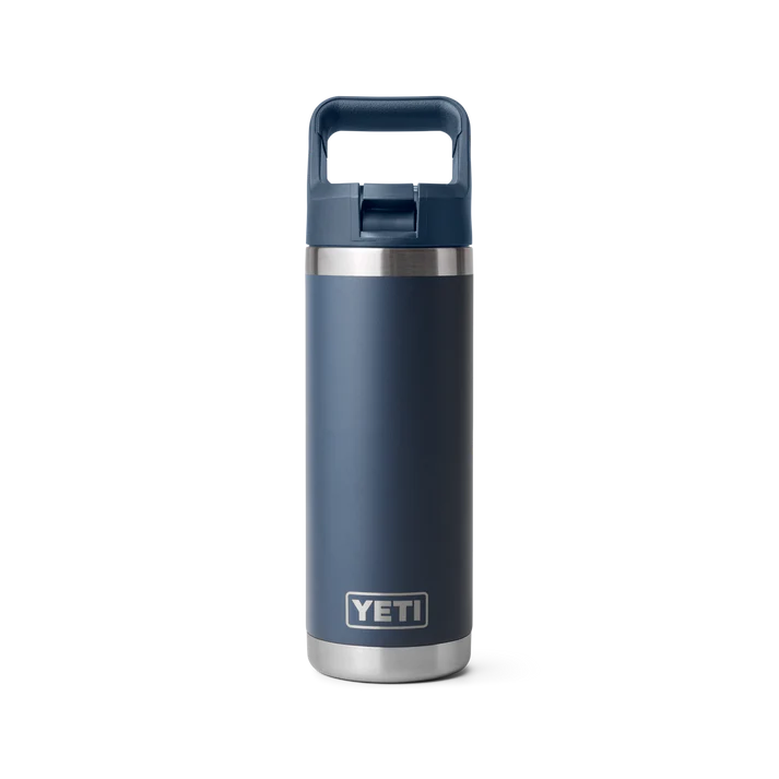 Yeti Rambler 18oz Colour Straw Bottle - Navy