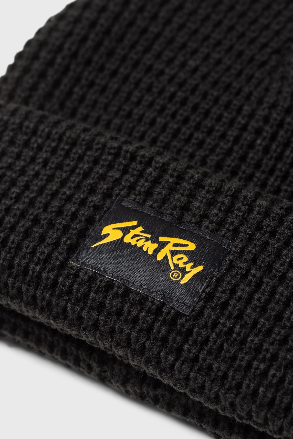 Stan Ray Waffle Beanie - Black