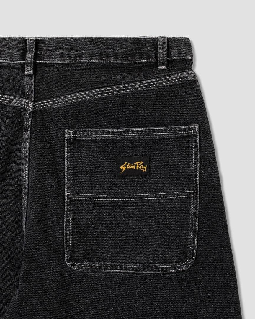 Stan Ray Wide 5 Short - Washed Black