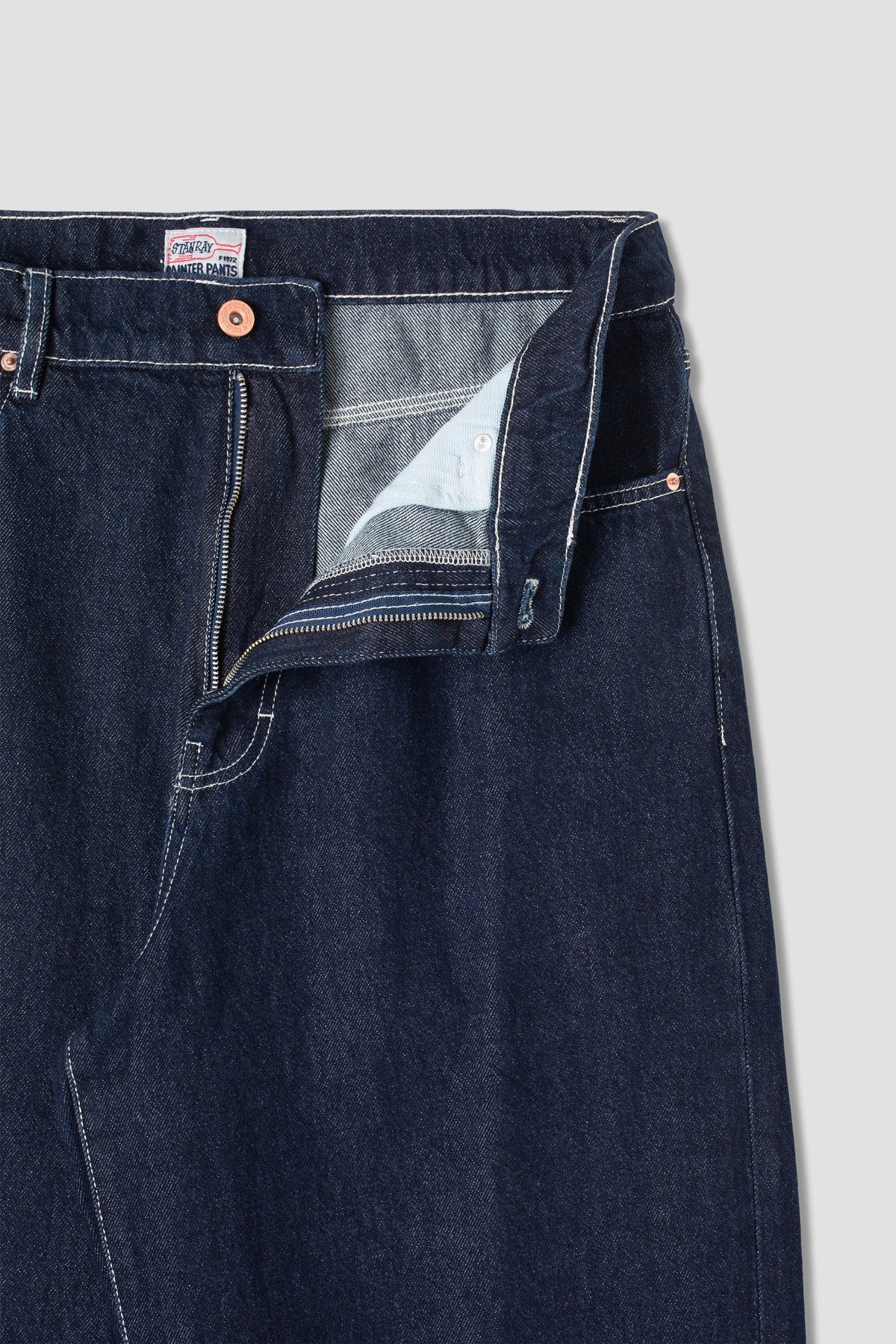 Stan Ray Wide 5 Jean - Single Rinse Denim .