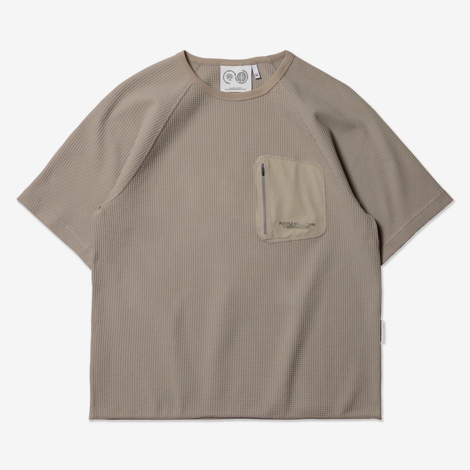 PMO Waffle T-Shirt - Concrete