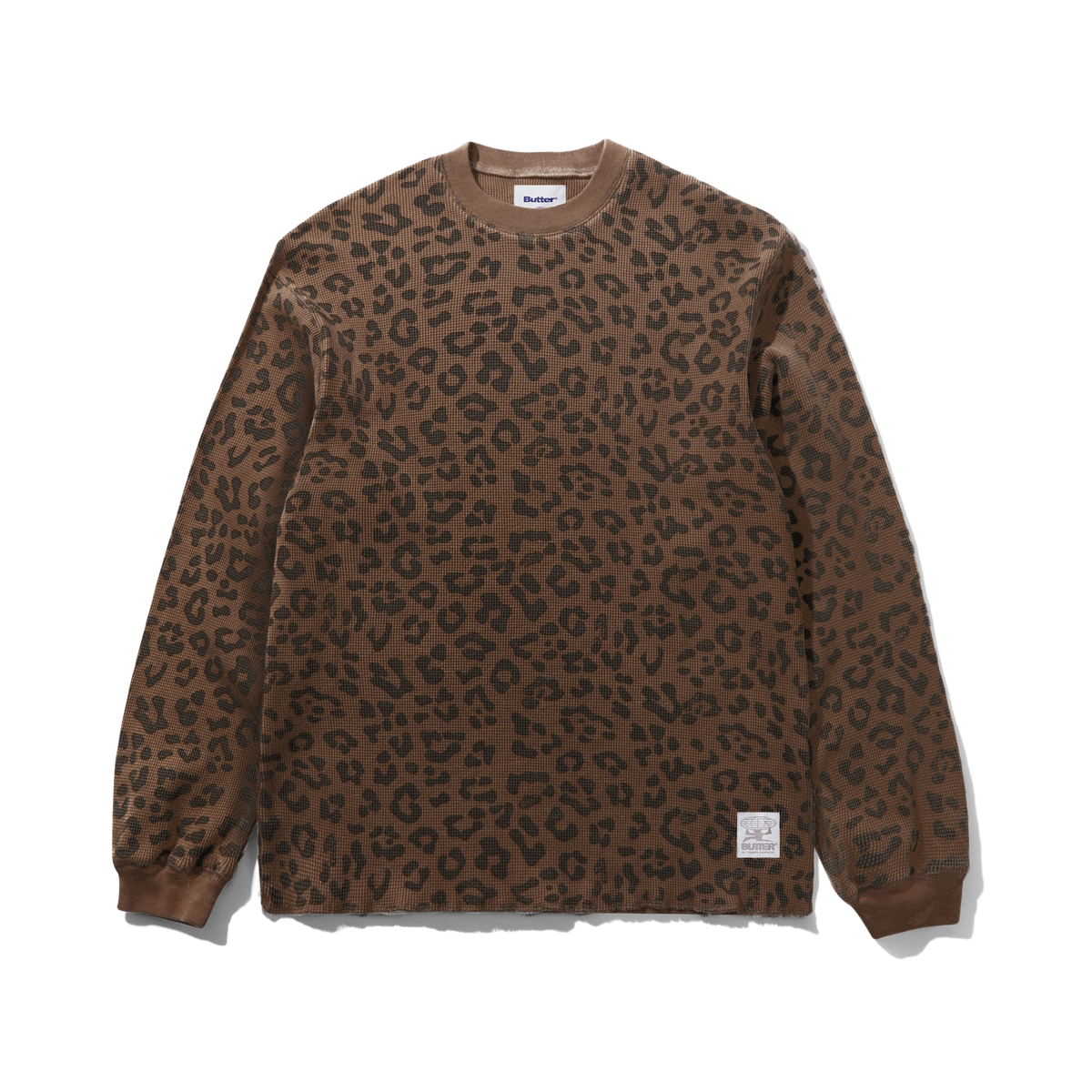 Butter Goods Waffle LS Top - Leopard