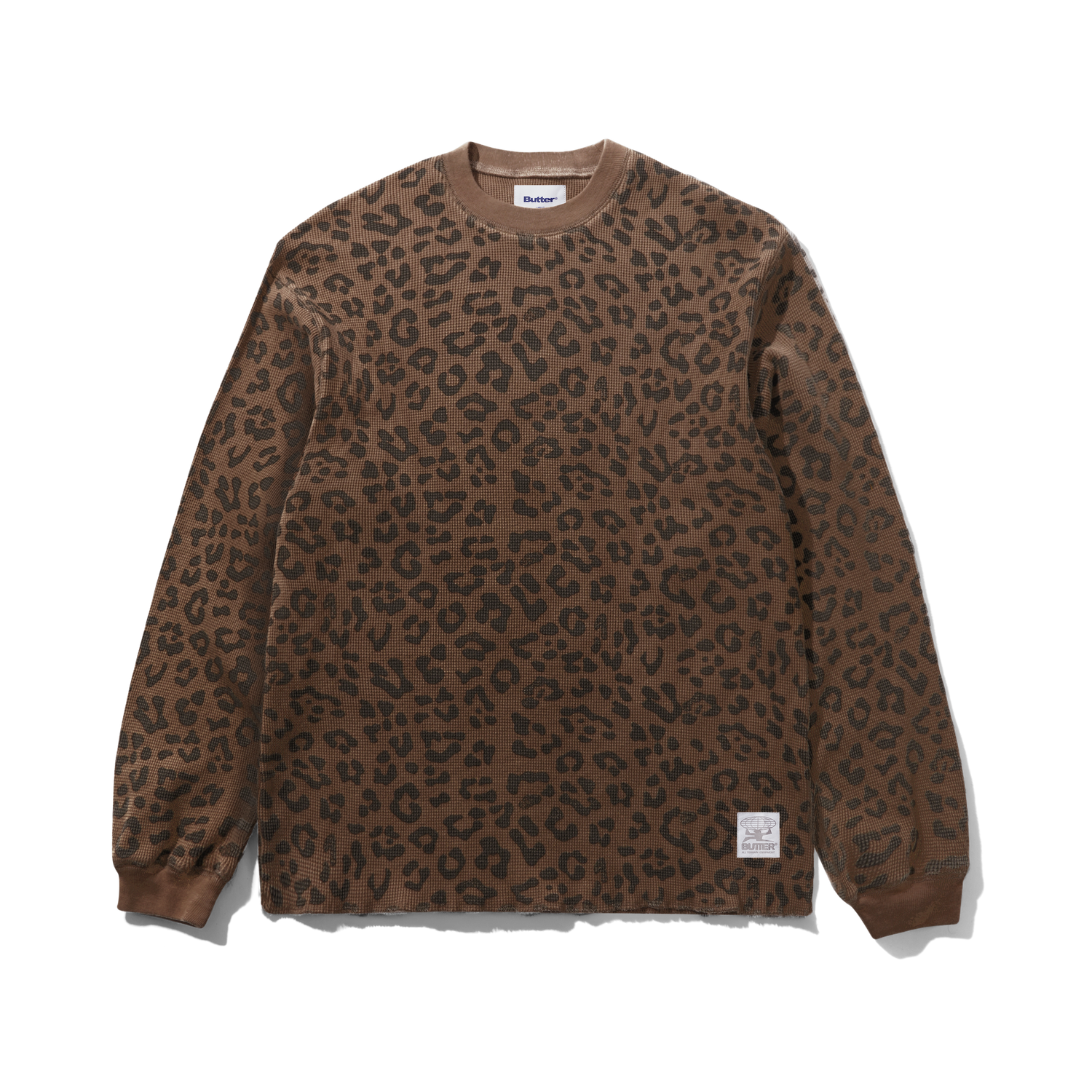 Butter Goods Waffle LS Top - Leopard