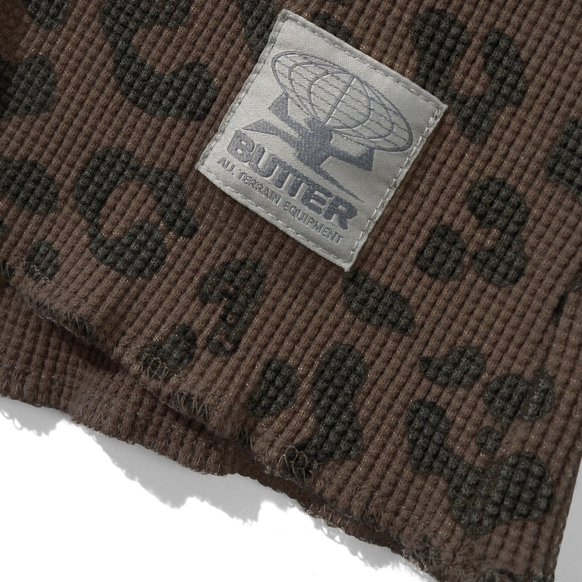 Butter Goods Waffle LS Top - Leopard