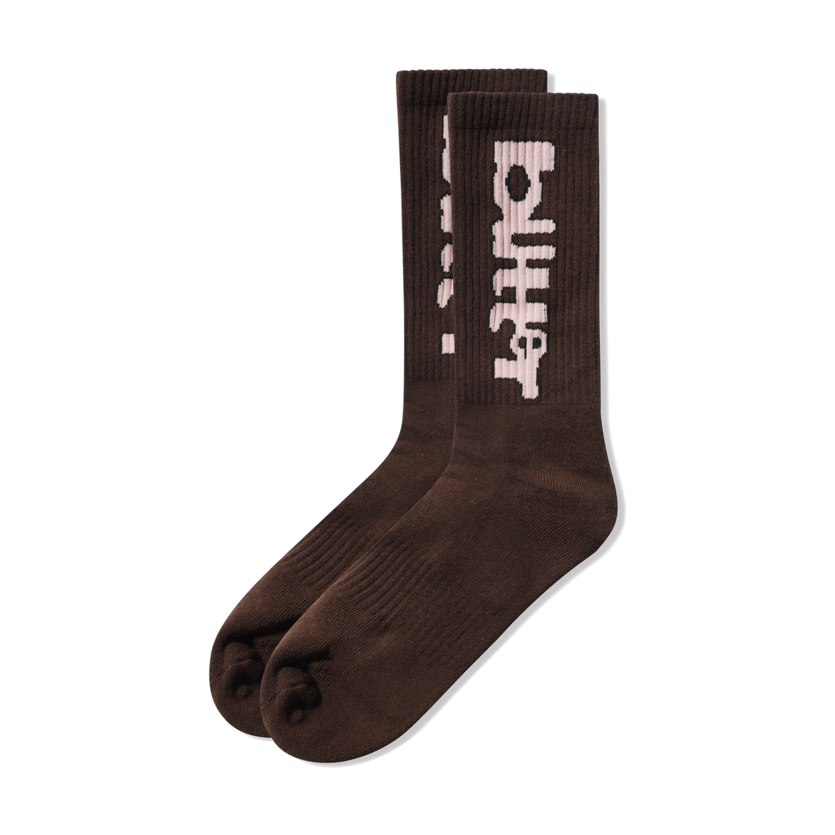 Butter Goods Warped Socks - Brown