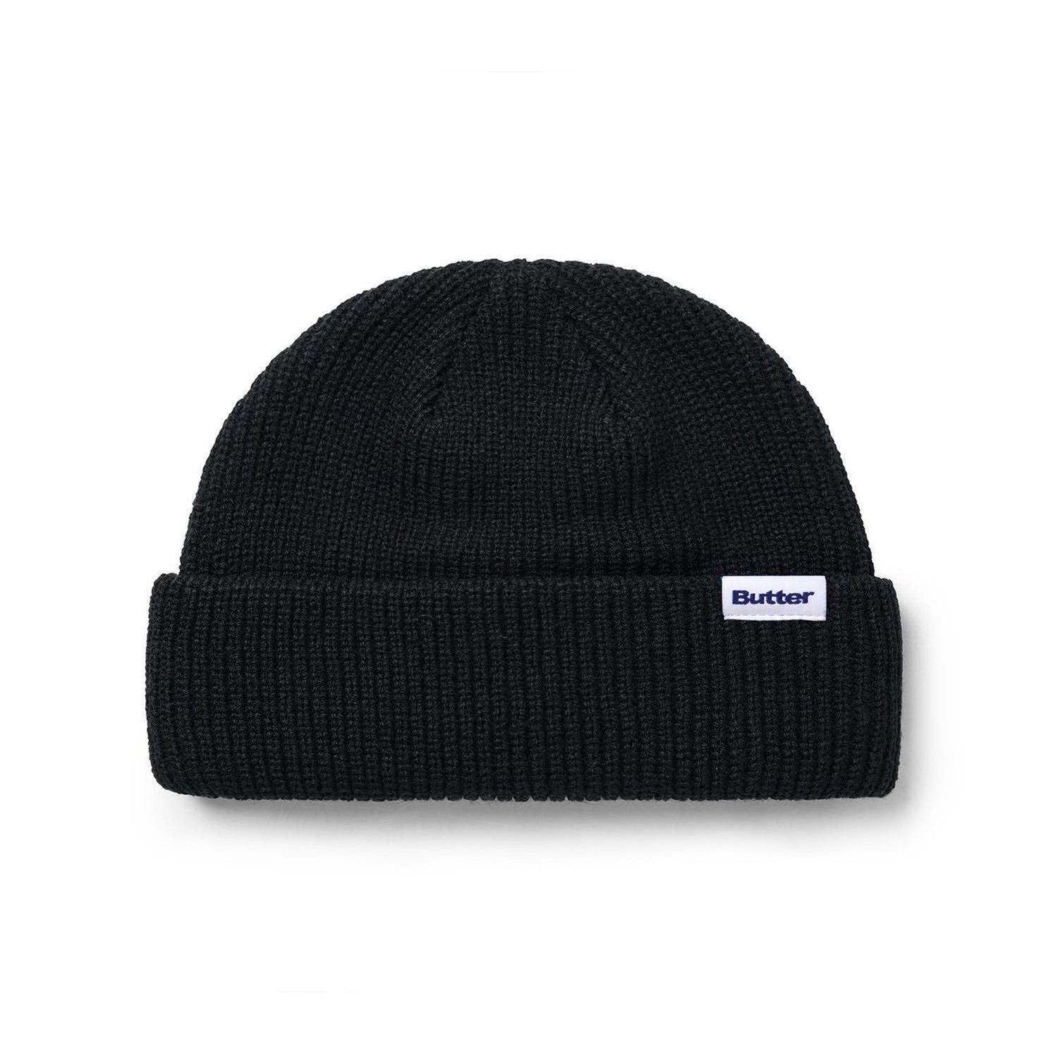 Butter Wharfie Beanie - Black