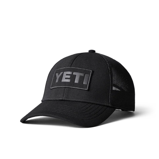 Yeti Patch on Patch Trucker - Black