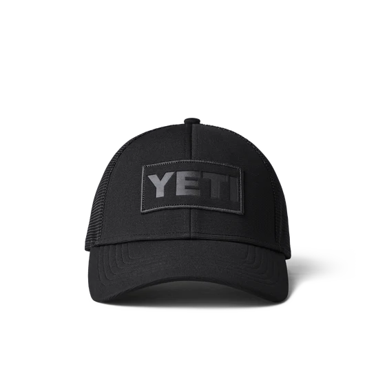 Yeti Patch on Patch Trucker - Black