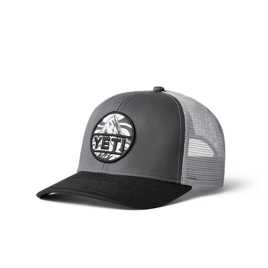 Yeti Mountain Badge Hat - Black
