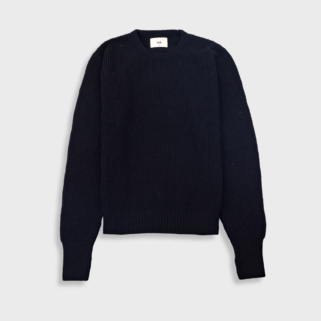 Folk Waffle Crew - Black