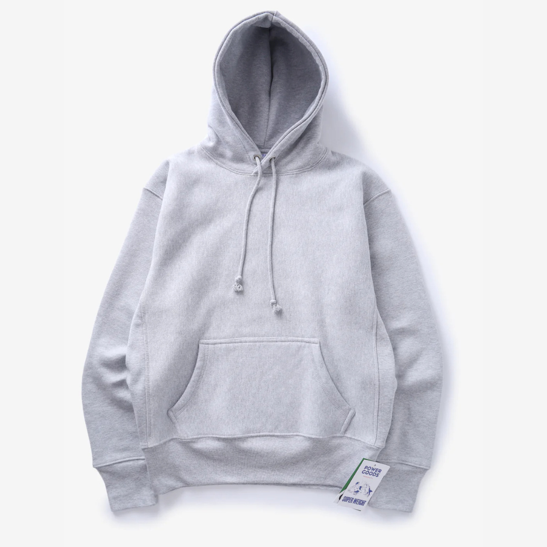Power Goods Super Weight Hoodie - Heather Grey
