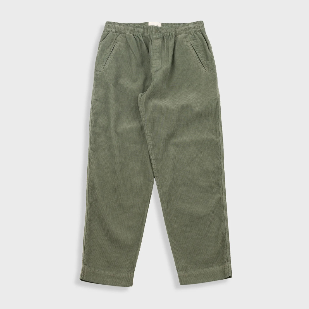 Folk Drawcord Assembly Pant - Dark Olive Cord