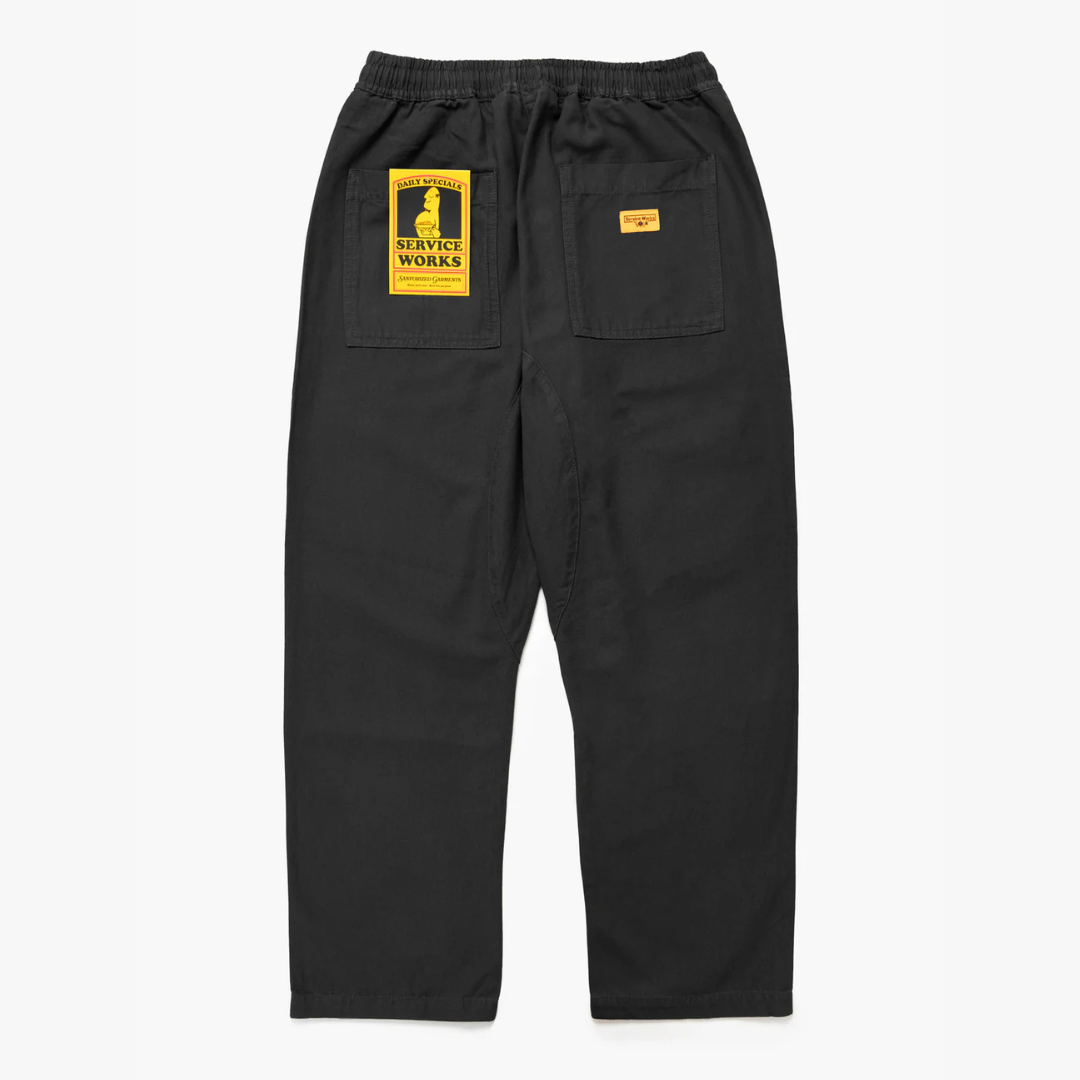 Service Works Classic Chef Pants - Black