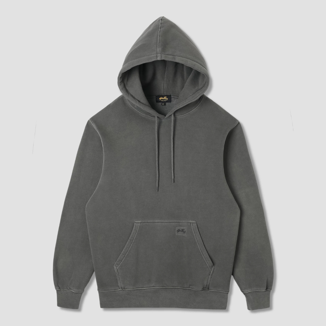 Stan Ray Patch Hood - Washed Black