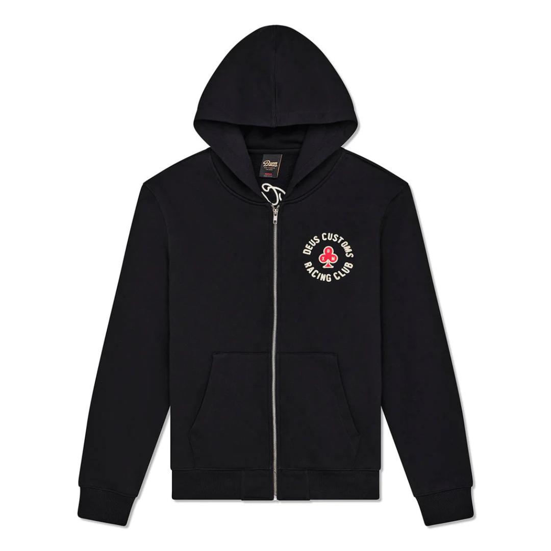 Deus Basto Zip Hoodie - Black