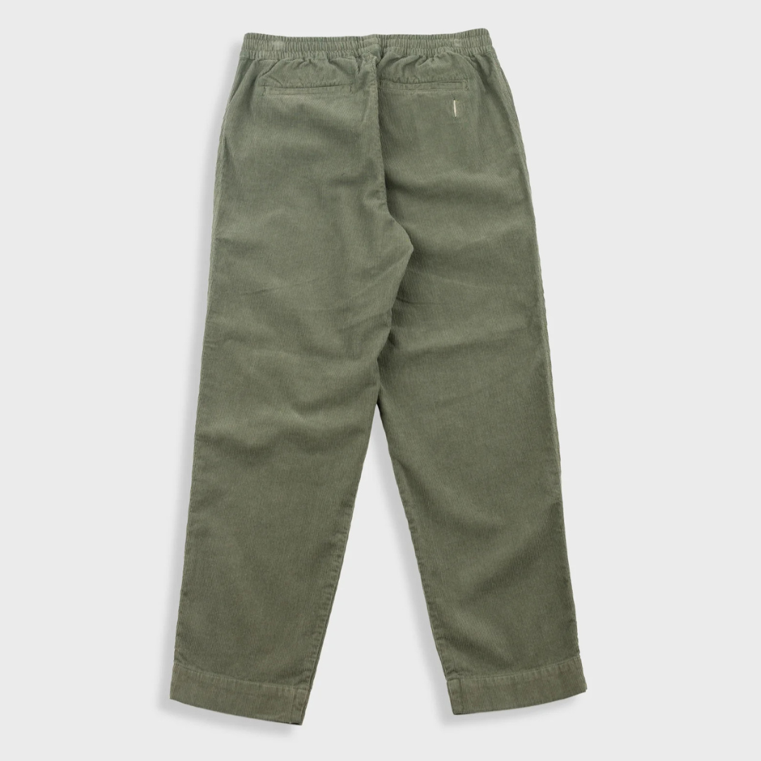 Folk Drawcord Assembly Pant - Dark Olive Cord