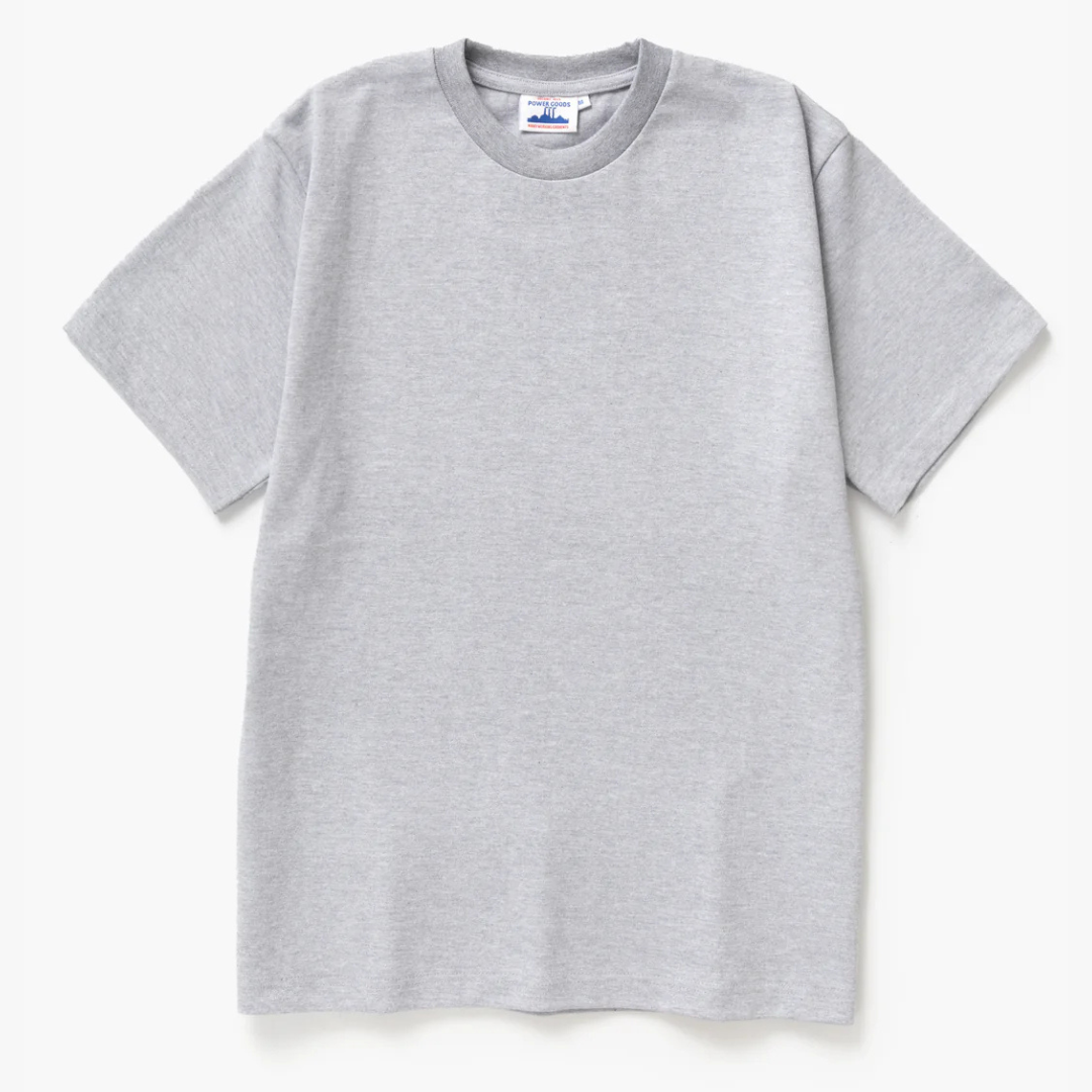 Power Goods Super Weight T-Shirt - Heather Grey