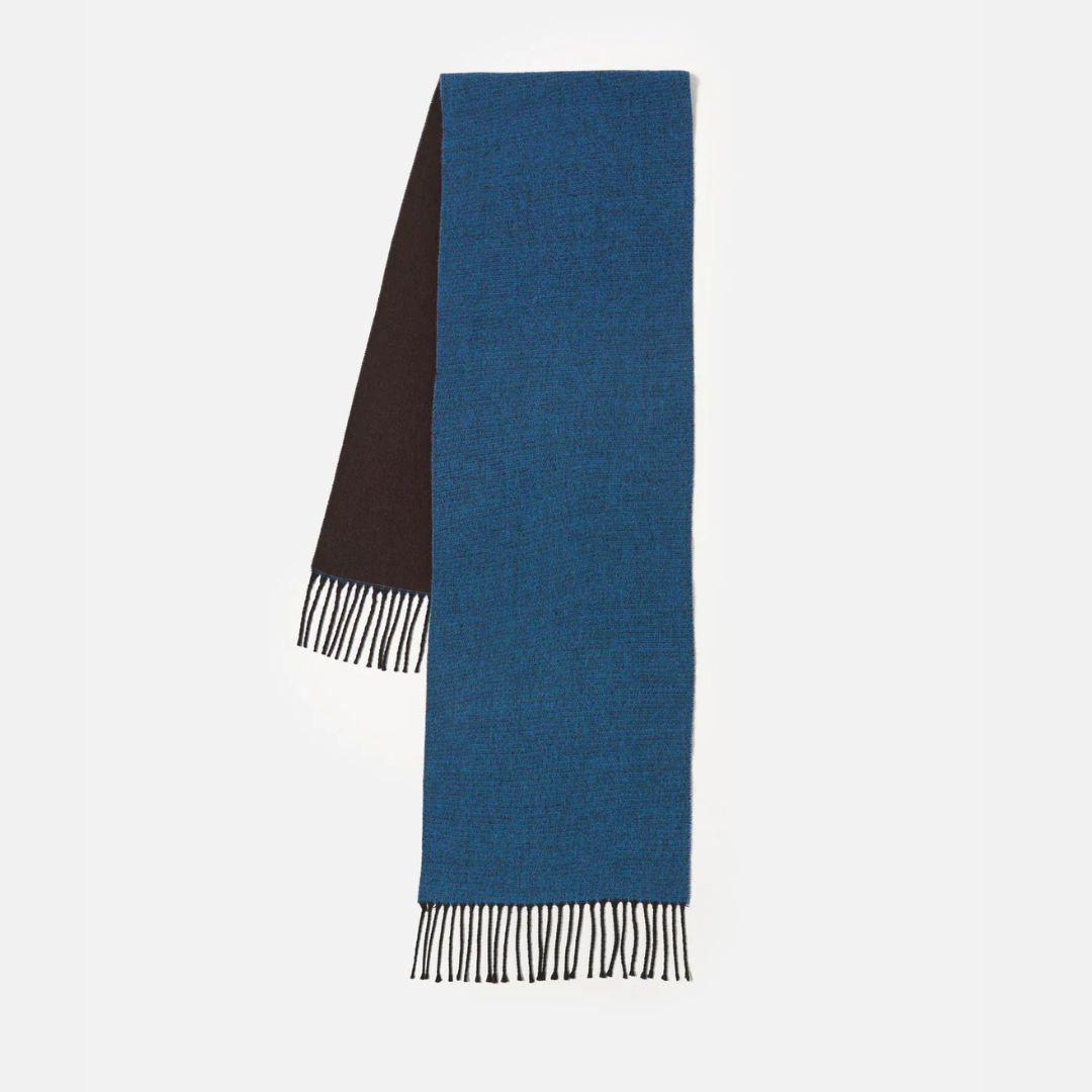 Universal Works Scarf - Light Blue / Brown