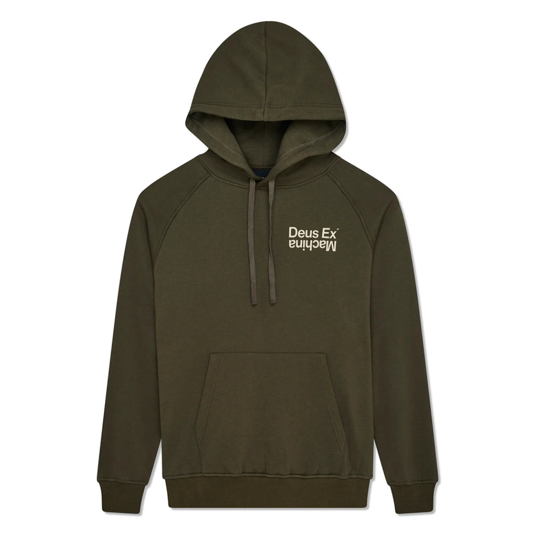 Deus Axis Hoodie - Dark Olive
