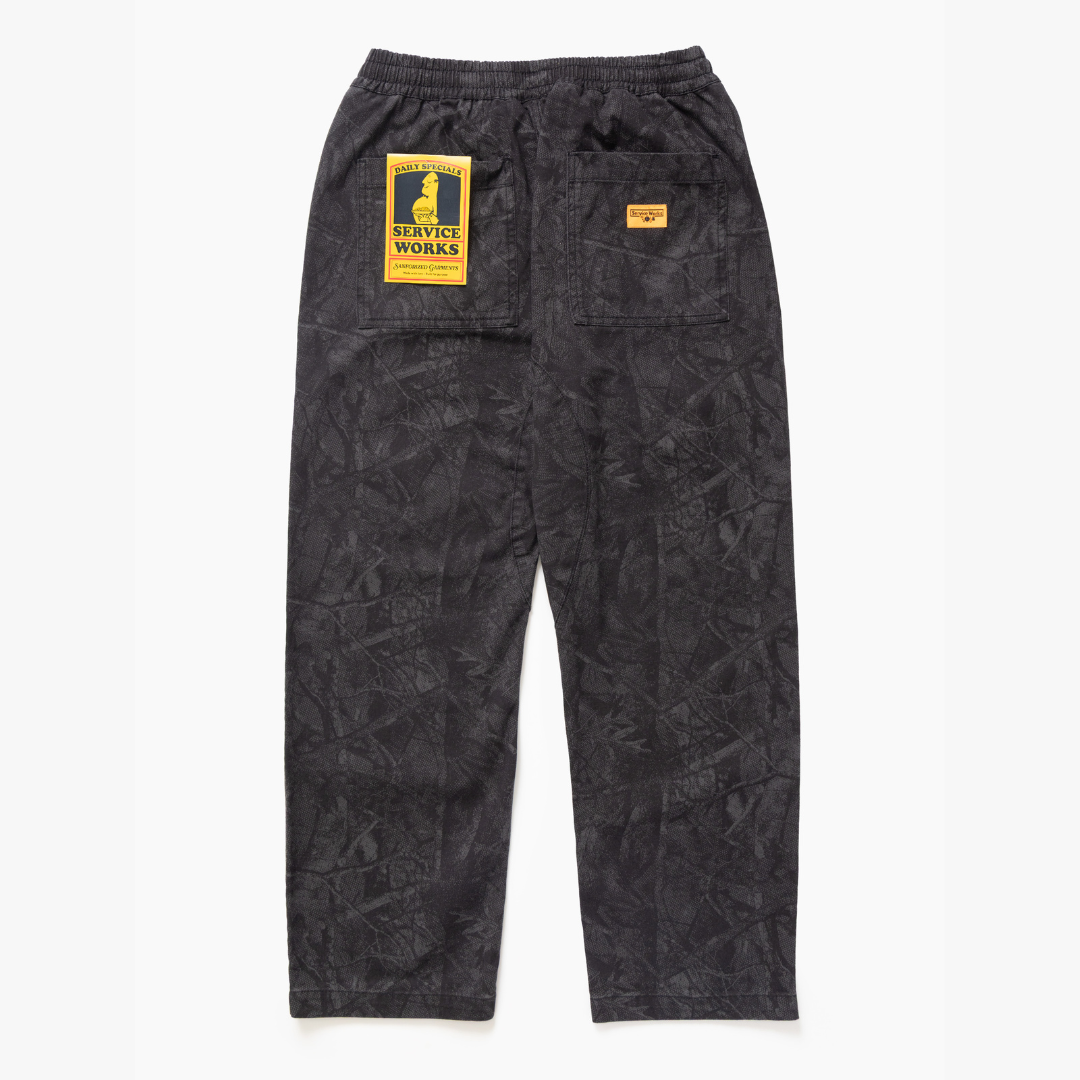 Service Works Xerox Camo Chef Pants - Mono
