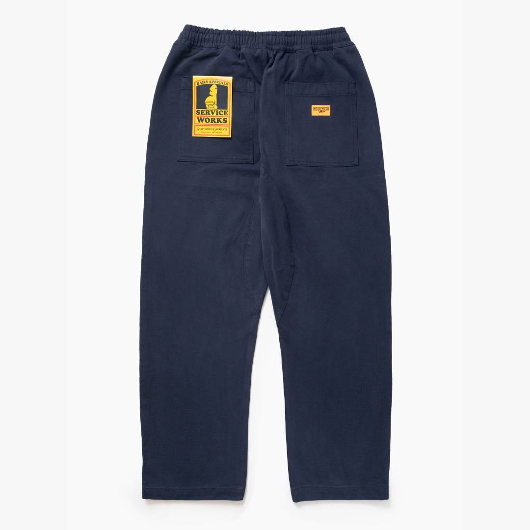 Service Works Moleskin Chef Pants - Dark Navy