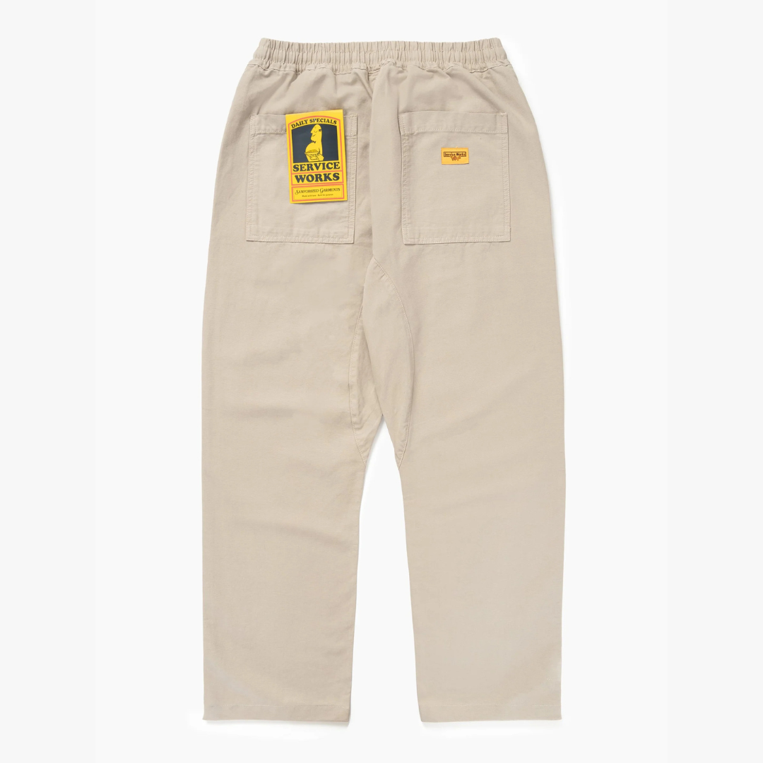 Service Works Classic Chef Pants - Stone