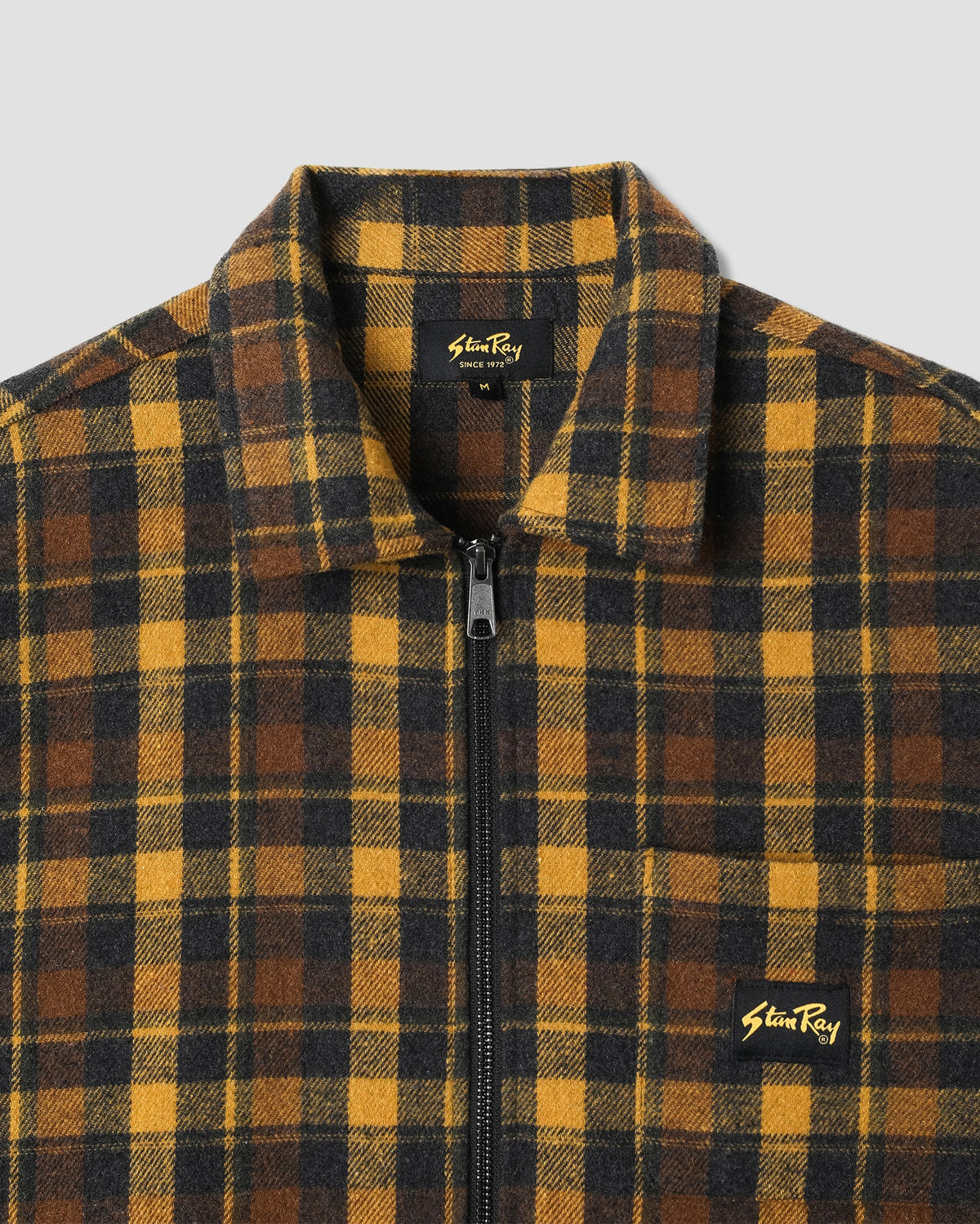Stan Ray Zip Shirt - Acorn Plaid