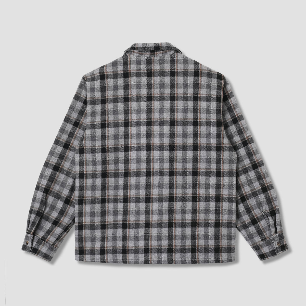 Stan Ray Zip Shirt - Charcoal Plaid