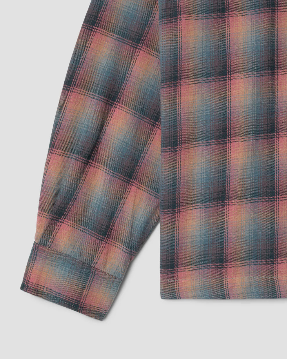 Stan Ray Zip Shirt - Pink / Teal