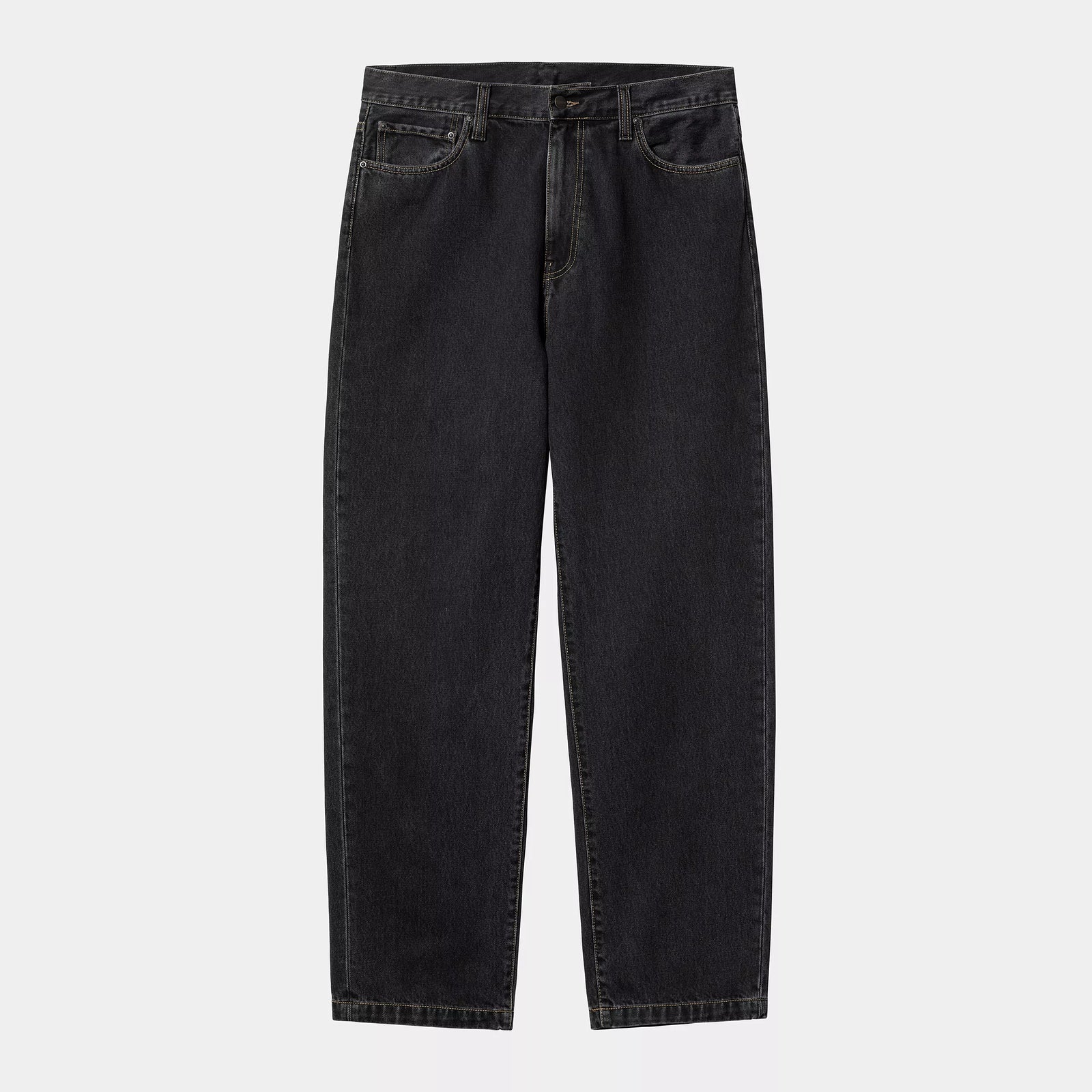 Carhartt WIP Aaron Pant - Black Stone Wash