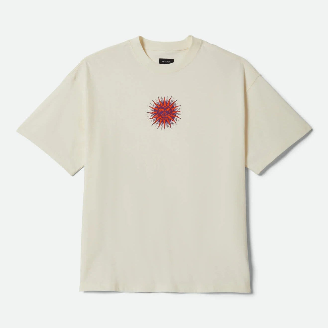 Brixton Zephyr Oversized T-Shirt - Cream