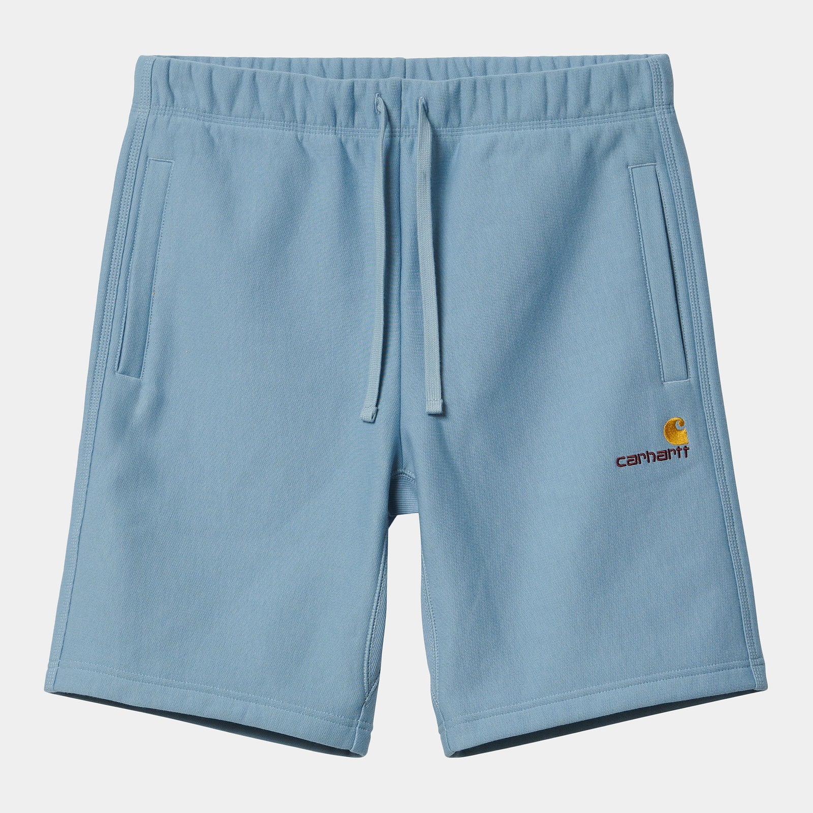 Carhartt WIP American Script Sweat Short - Frosted Blue