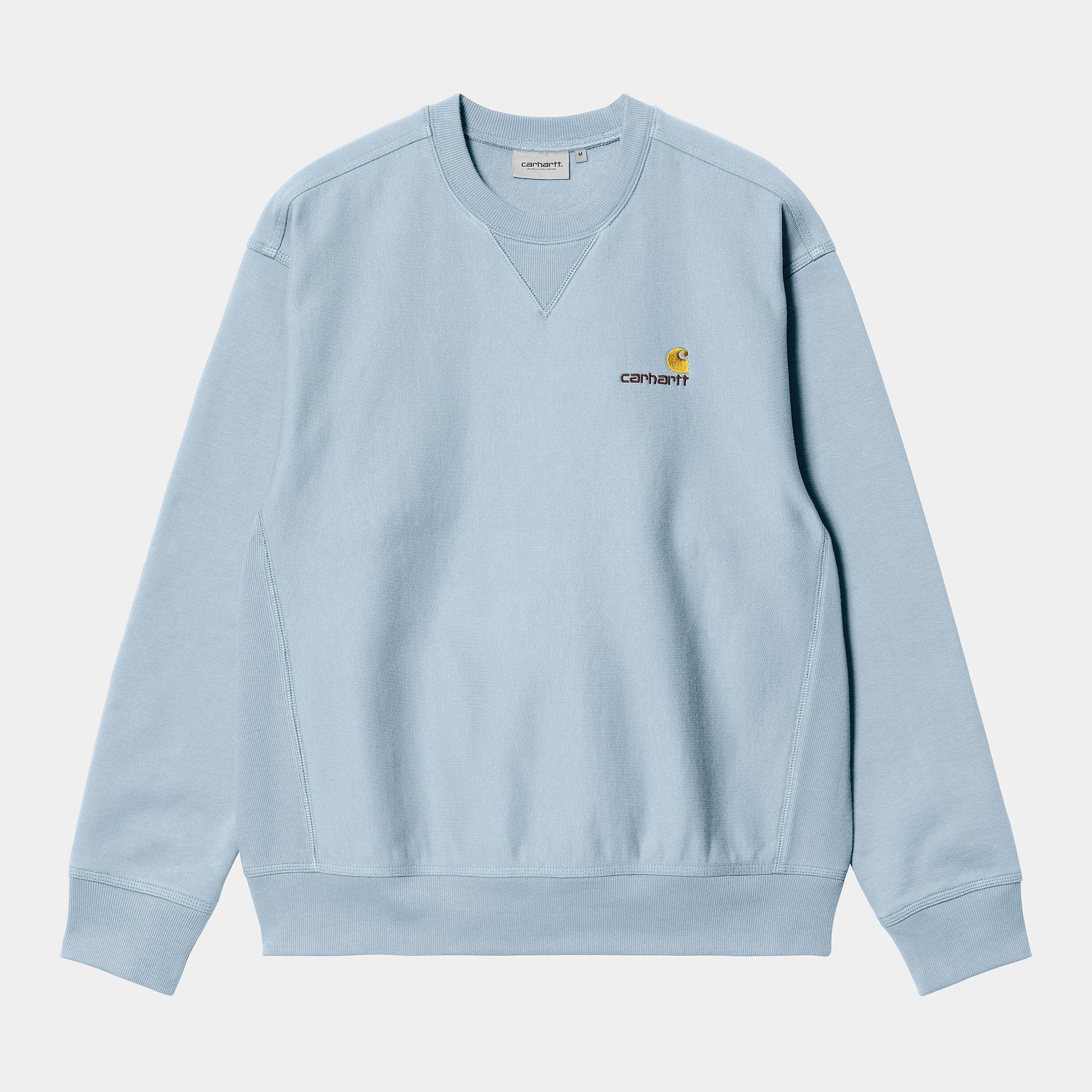 Carhartt WIP American Script Sweat - Frosted Blue