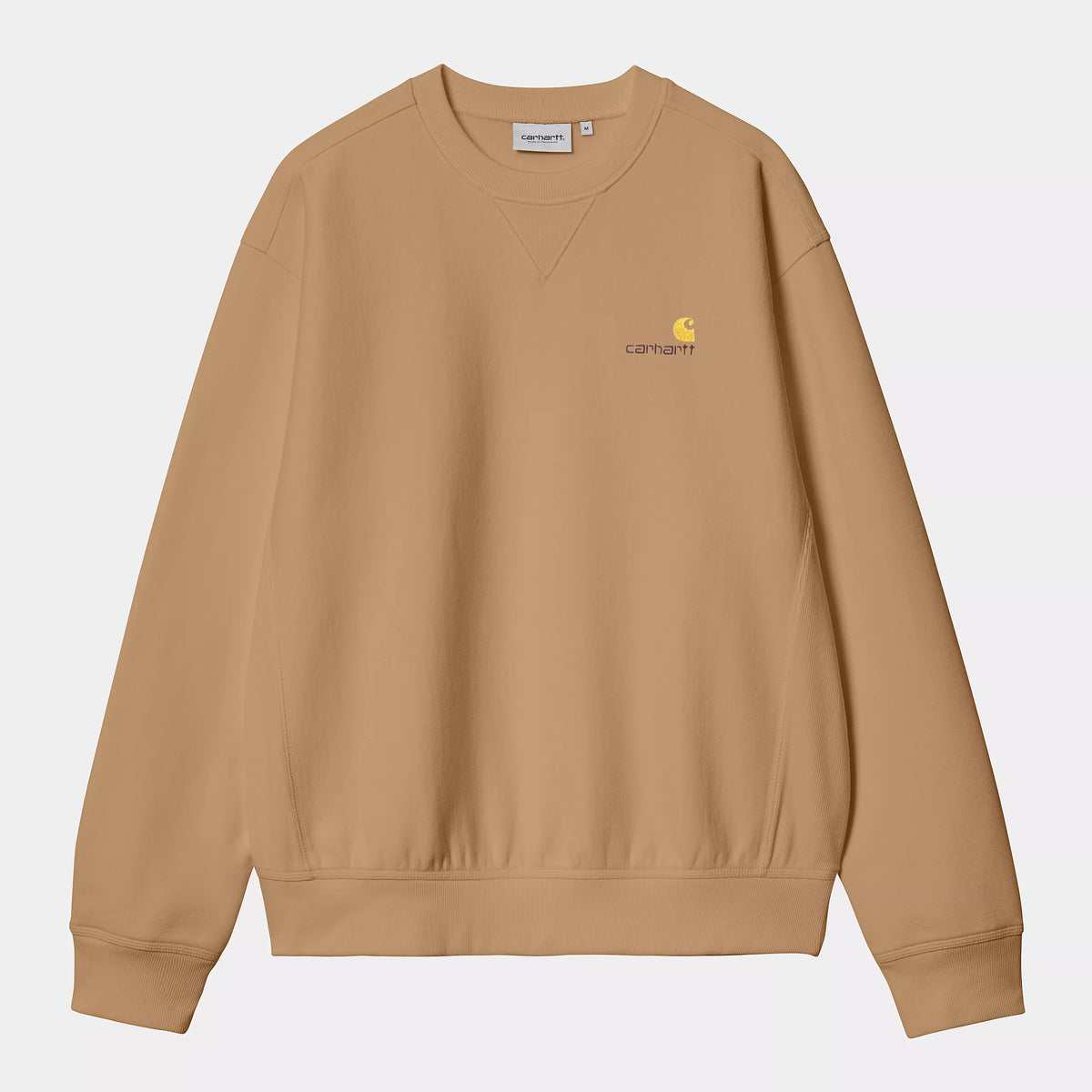 Carhartt WIP American Script Sweat - Peanut