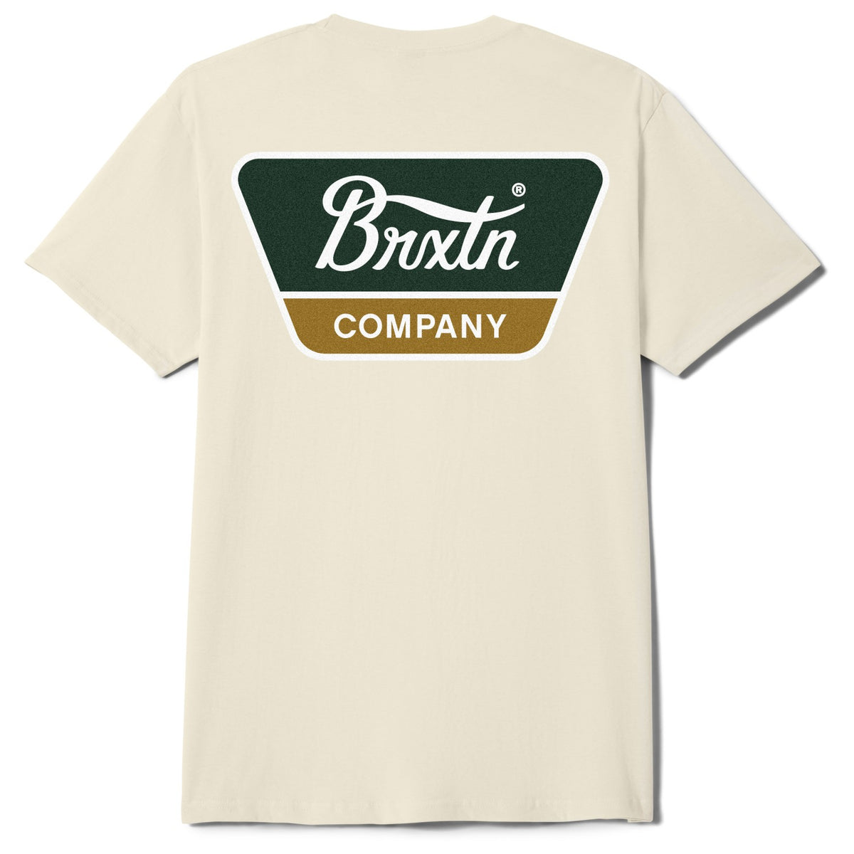 Brixton Linwood T-Shirt - Cream / Dark Green