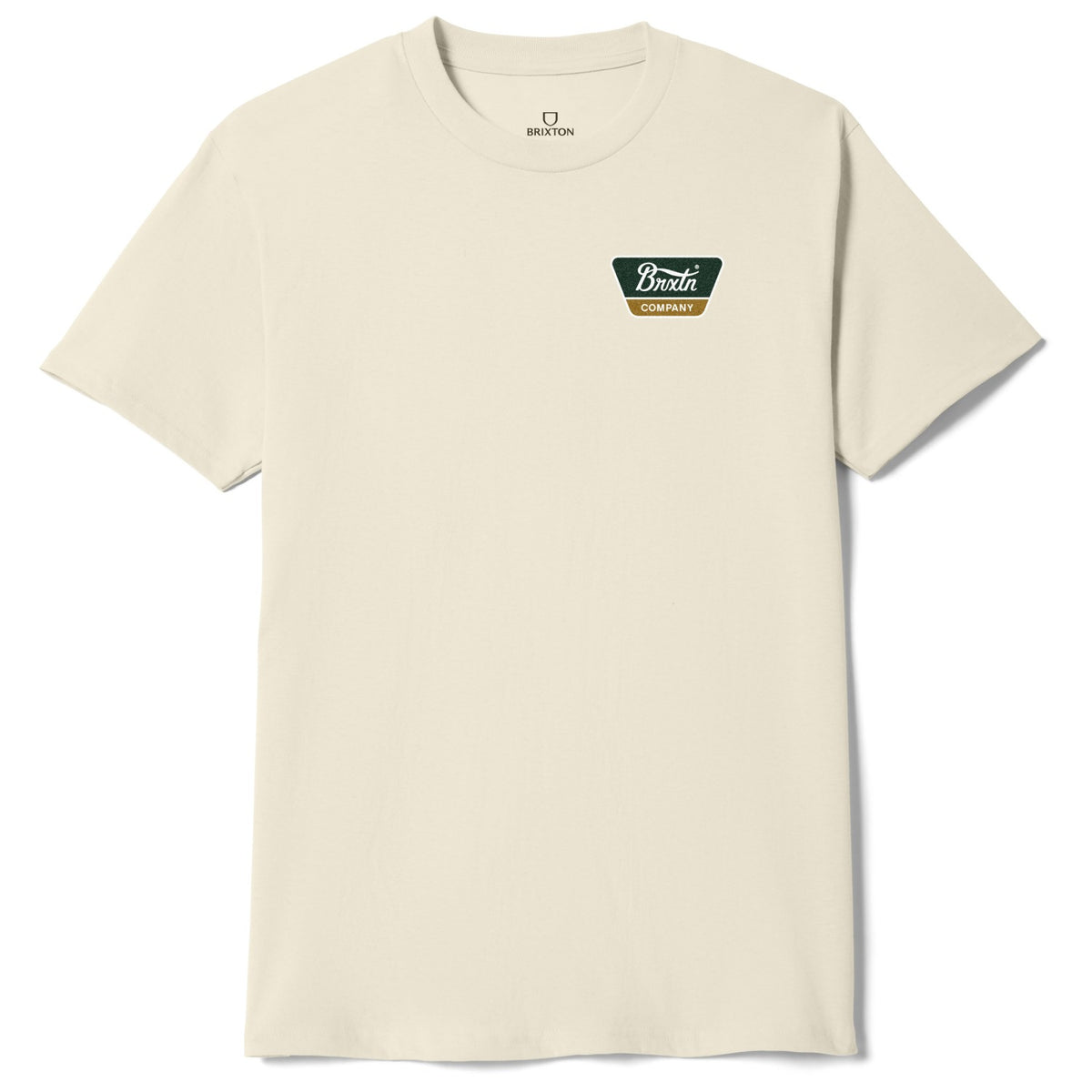 Brixton Linwood T-Shirt - Cream / Dark Green