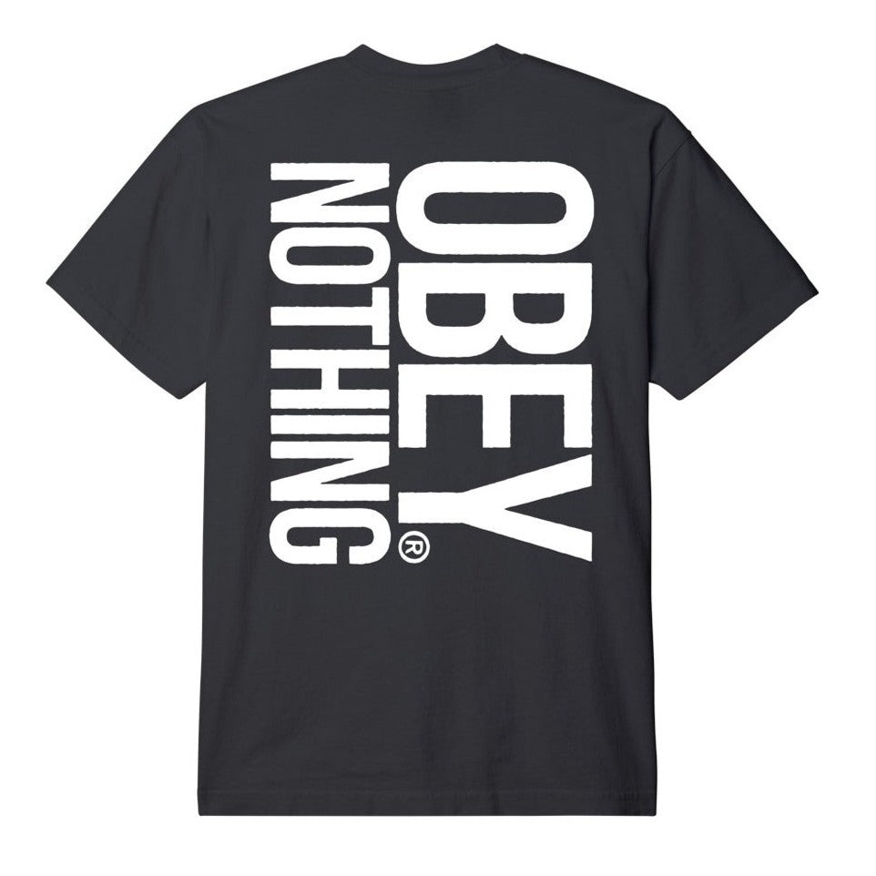 Obey Nothing T-Shirt - Vintage Black