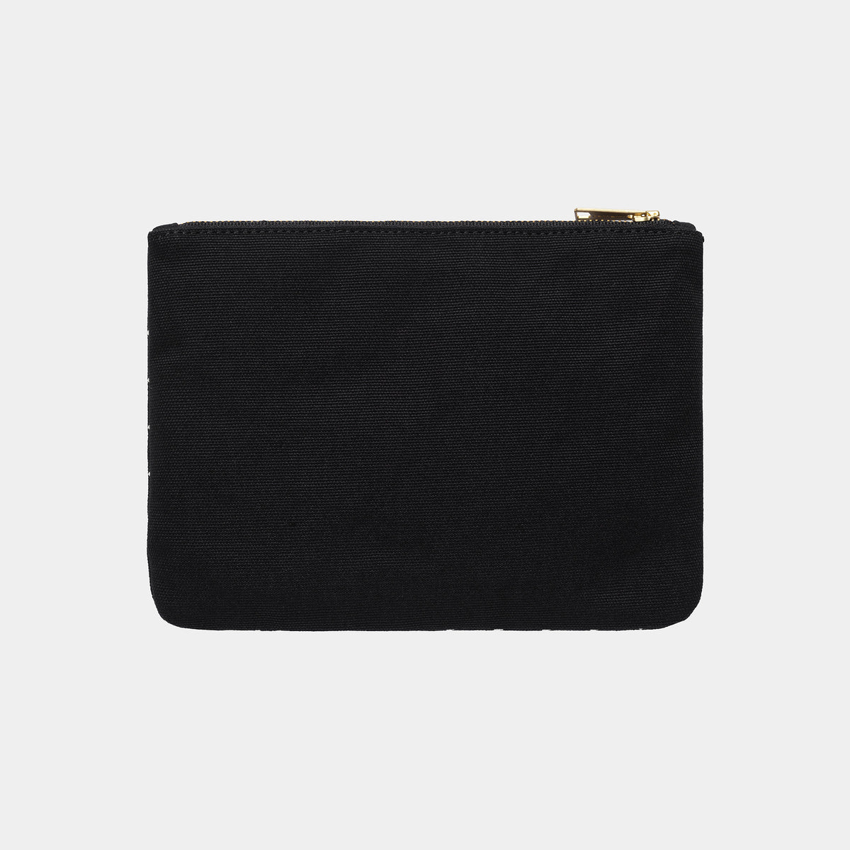 Carhartt WIP Canvas Graphic Zip Wallet - Black