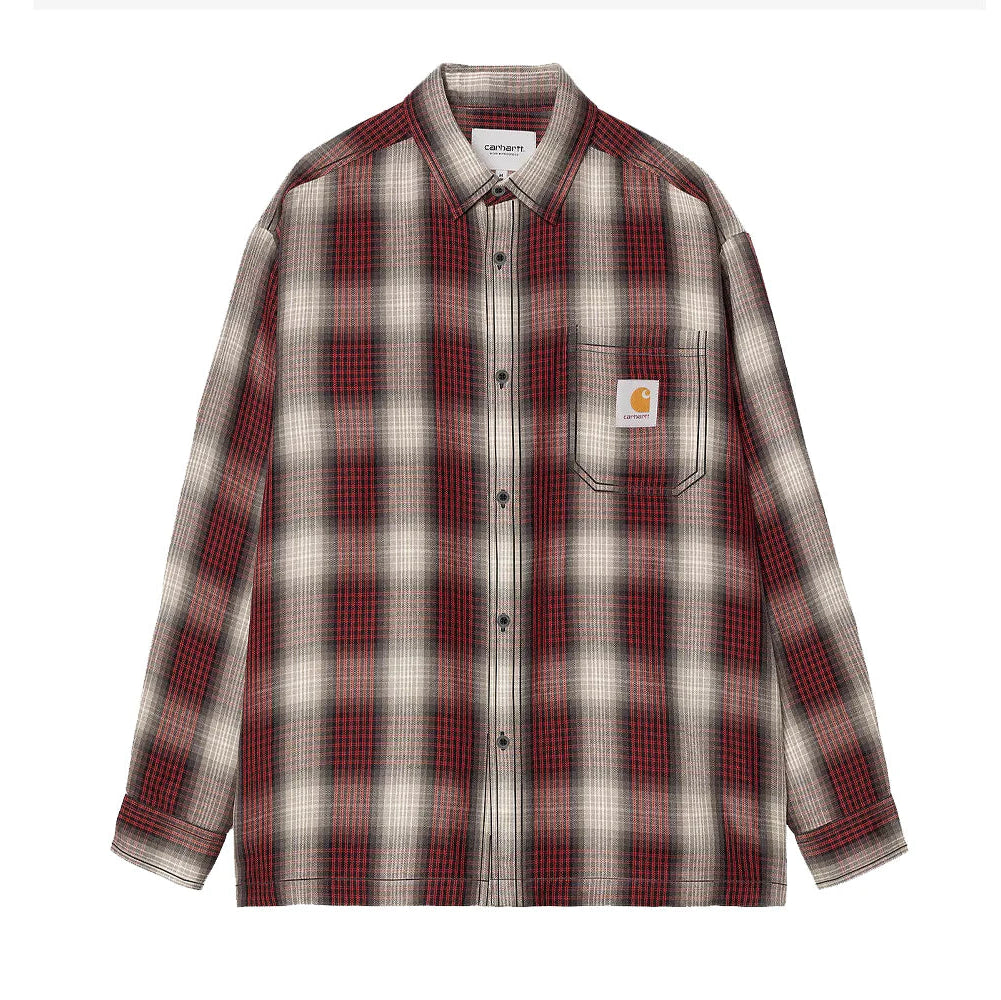 Carhartt WIP LS Harlin Shirt - Chili Pepper