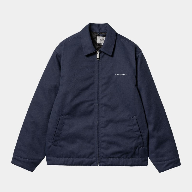 Carhartt WIP Module Script Jacket - Deep Night / White Rigid