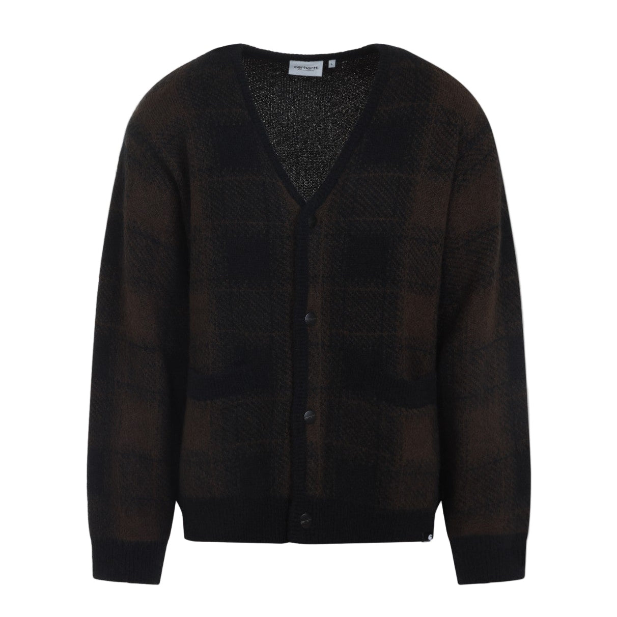 Carhartt WIP Everson Cardigan - Black / Palisander