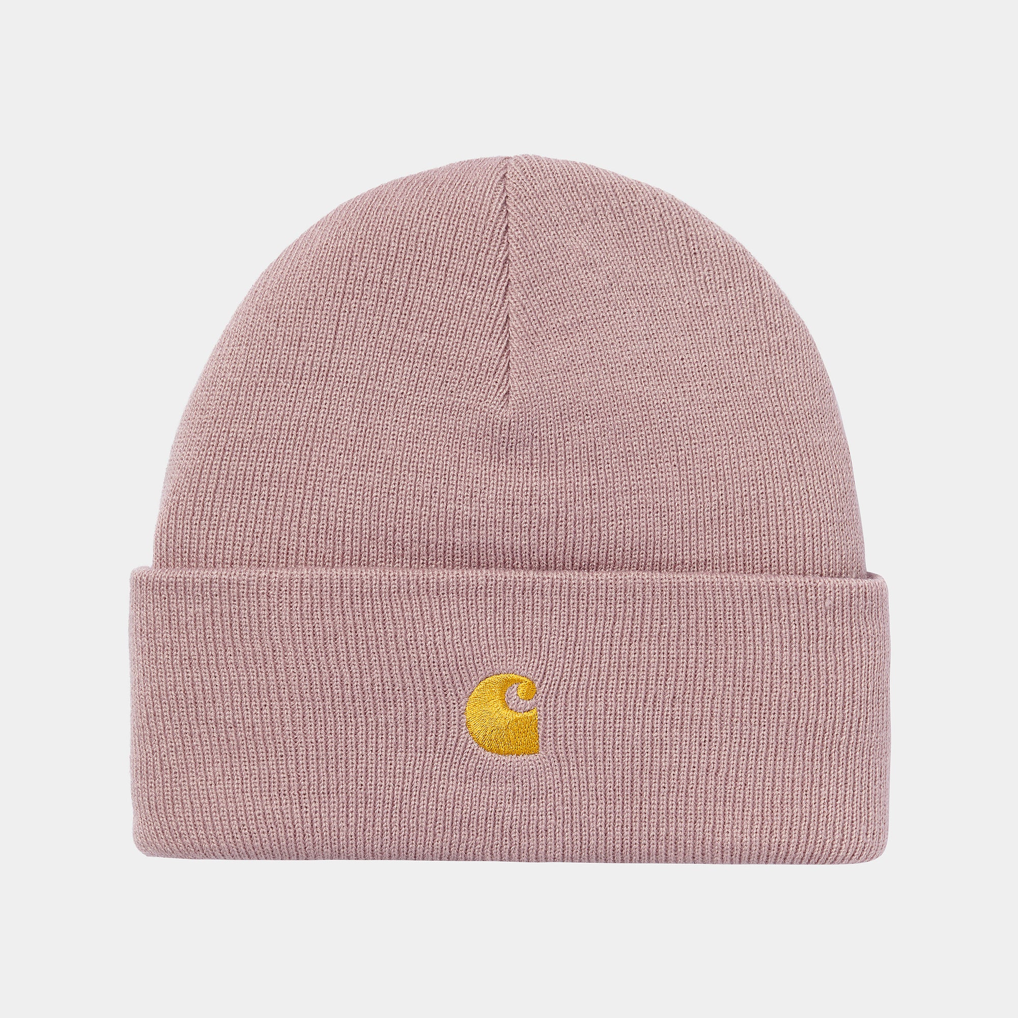 Carhartt WIP Chase Beanie - Glassy Pink / Gold
