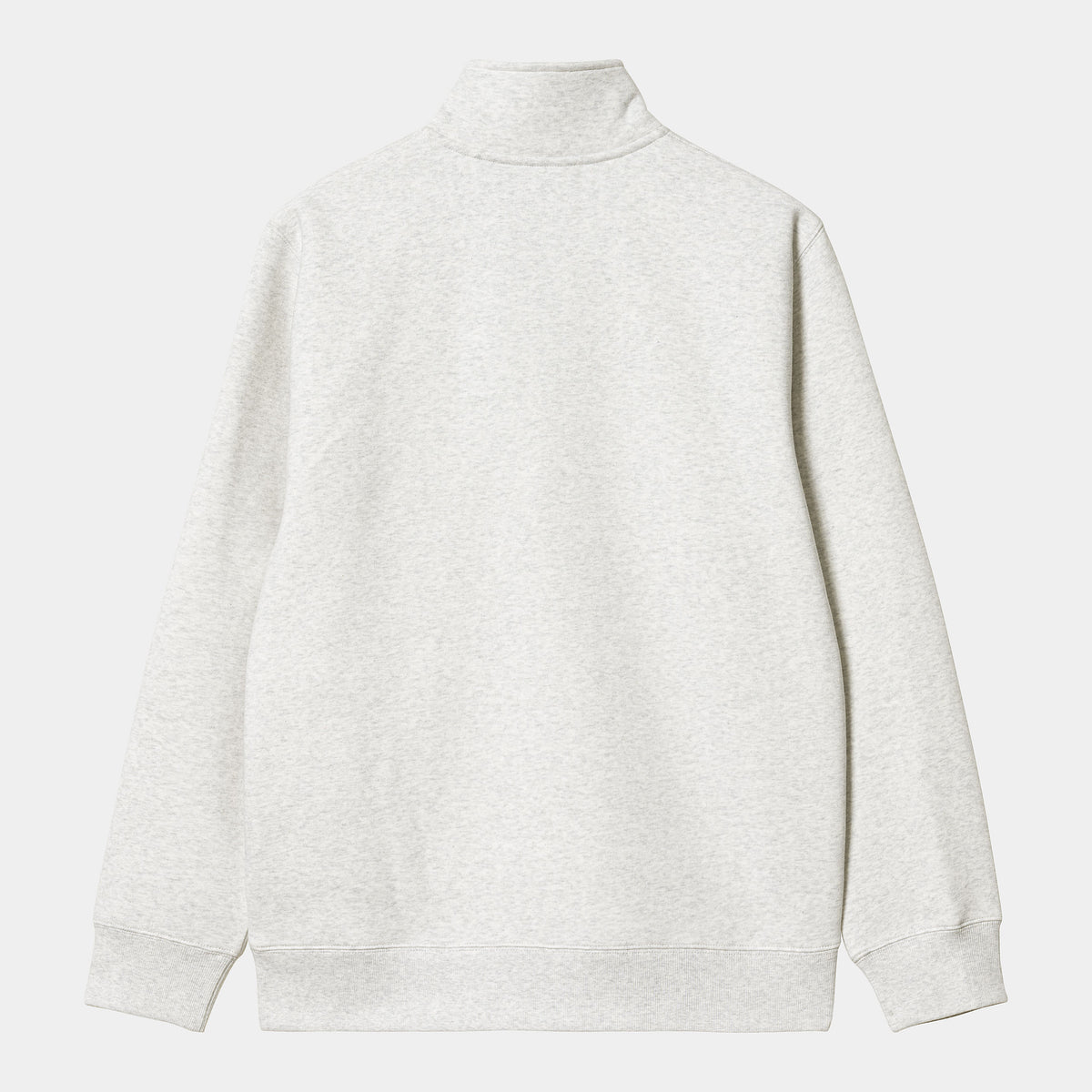 Carhartt WIP Chase Zip Neck - Ash Heather / Gold