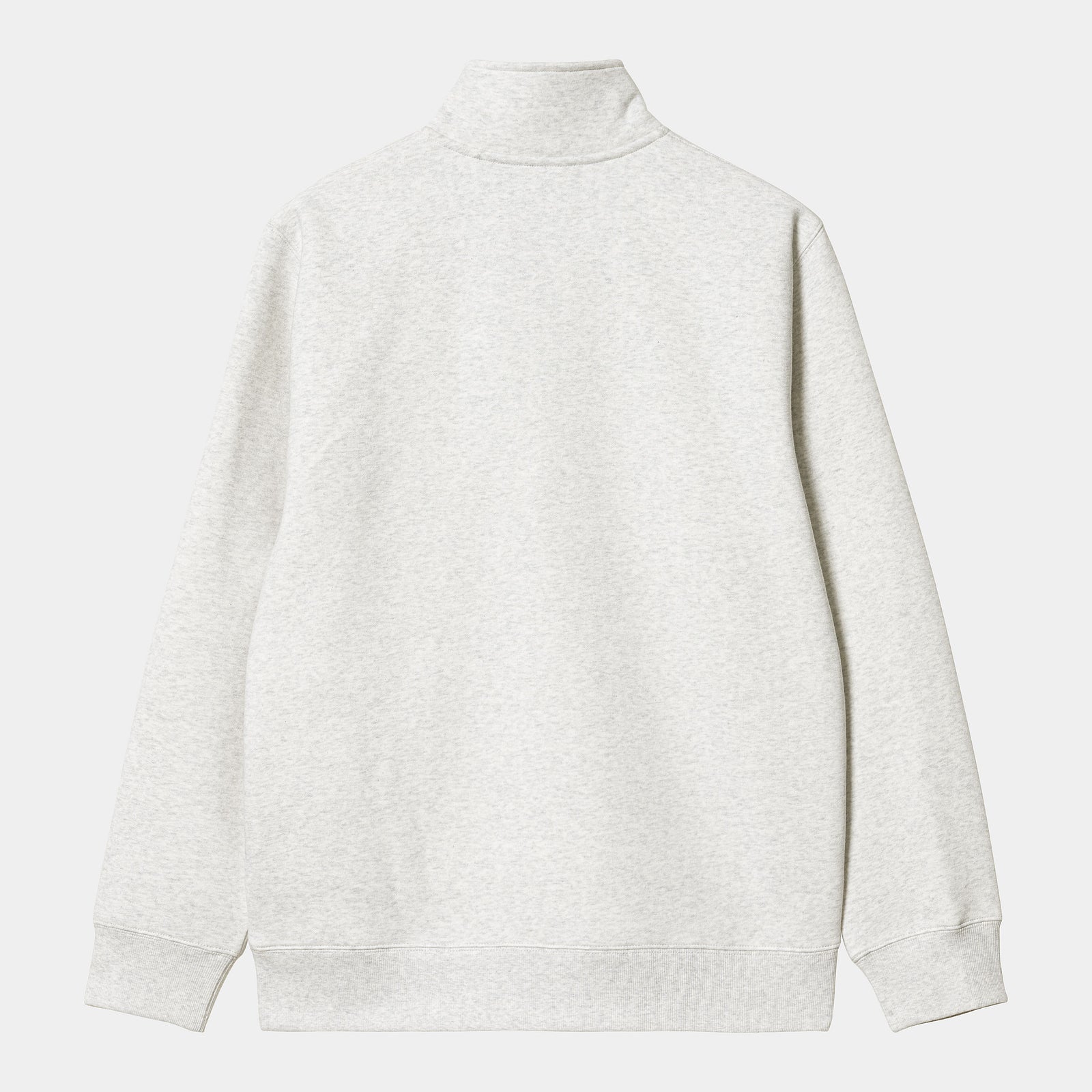 Carhartt WIP Chase Zip Neck - Ash Heather / Gold