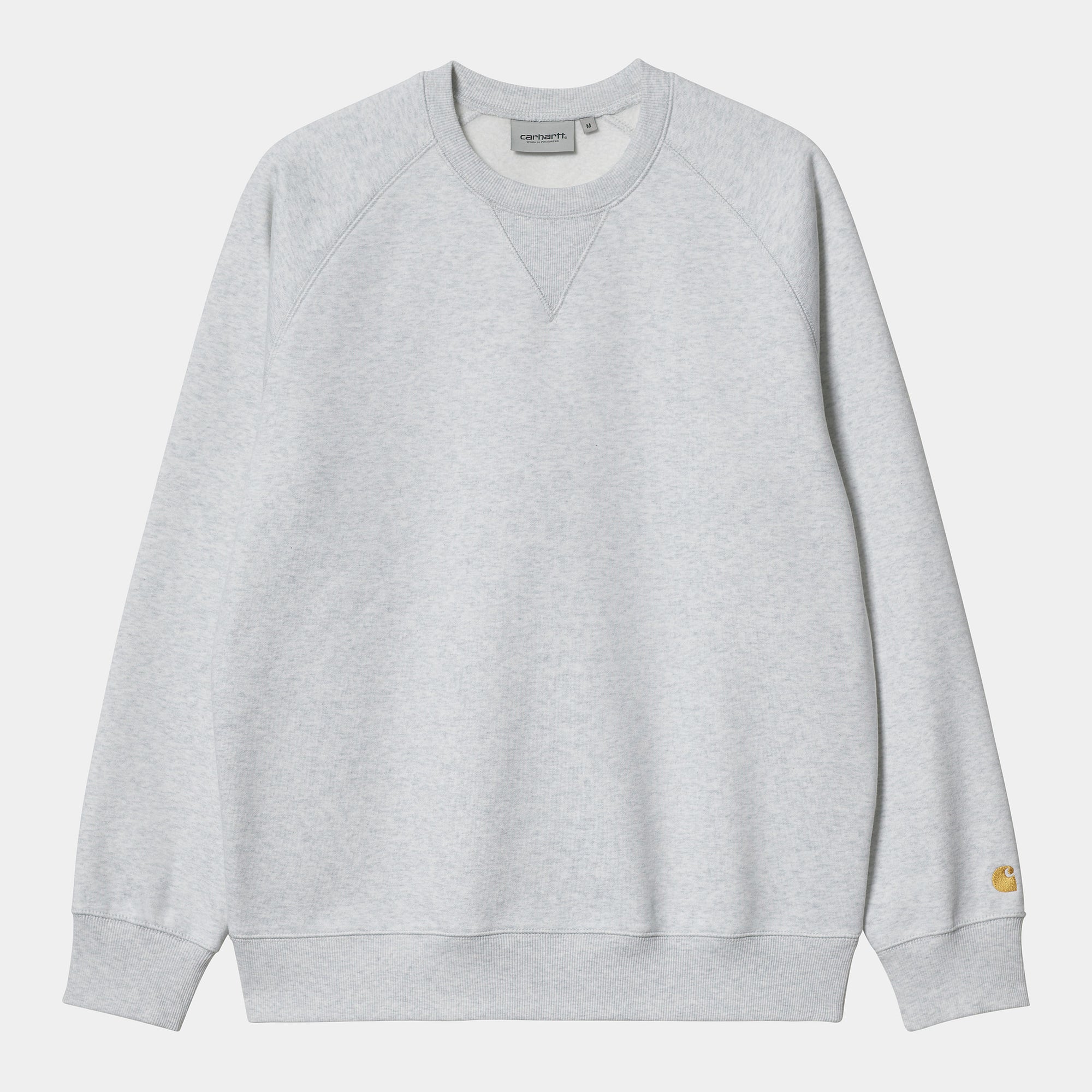 Carhartt WIP Chase Sweat - Ash Heather / Gold