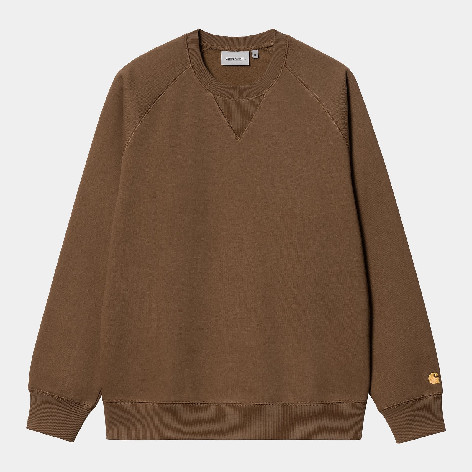 Carhartt WIP Chase Sweat - Chocolate / Gold