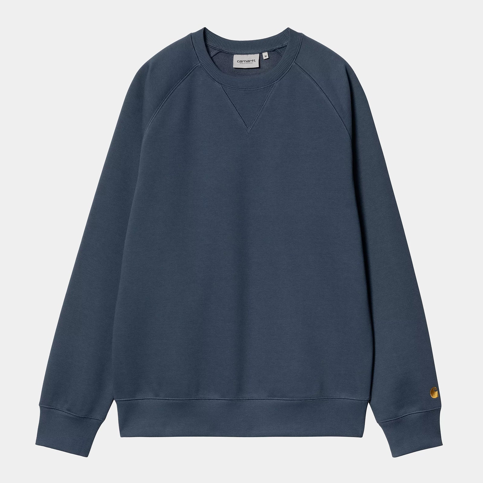 Carhartt WIP Chase Sweat - Dusky Blue / Gold
