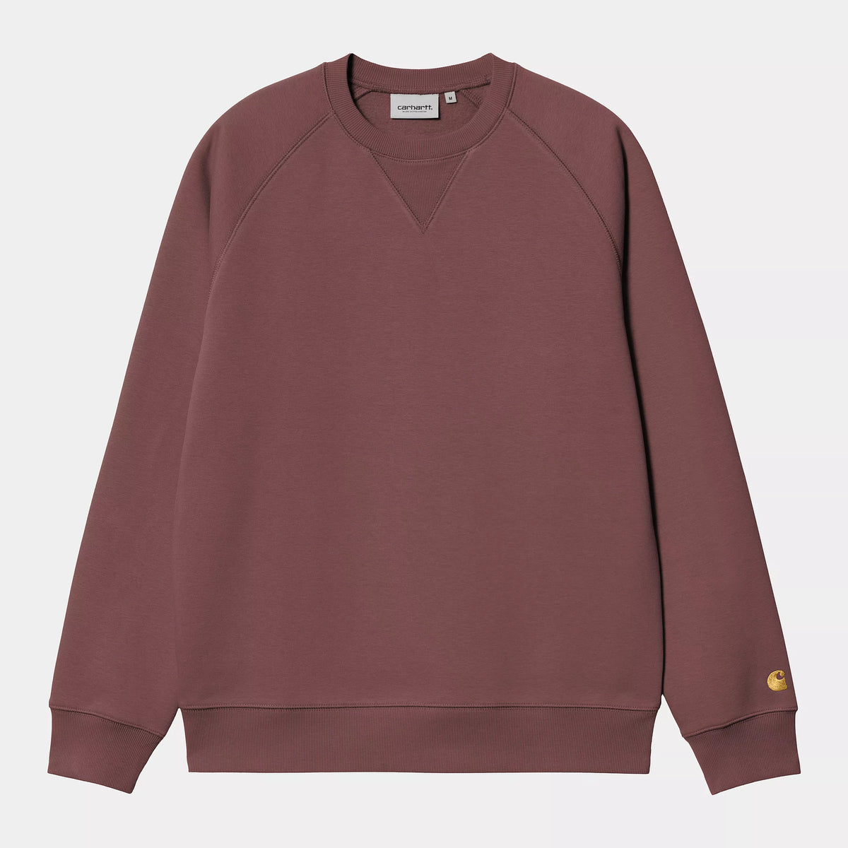 Carhartt WIP Chase Sweat - Dusky Pink / Gold